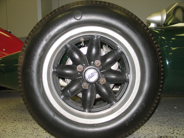 Cooper's distinctive eight-spoke magnesium wheels would become iconic.