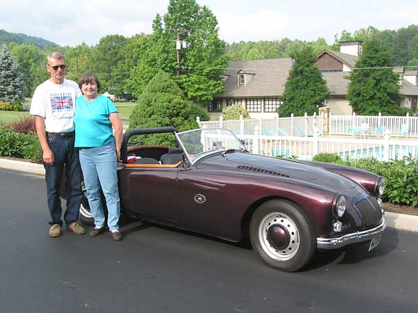 Jim Wiebe's MGA with a Chevy 3.4L V6