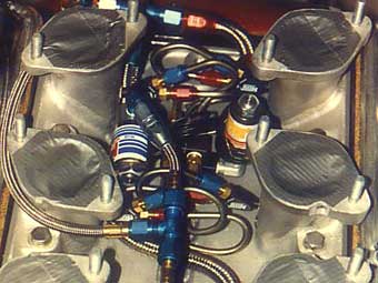 NOS direct port nitrous system with fogger nozzles
