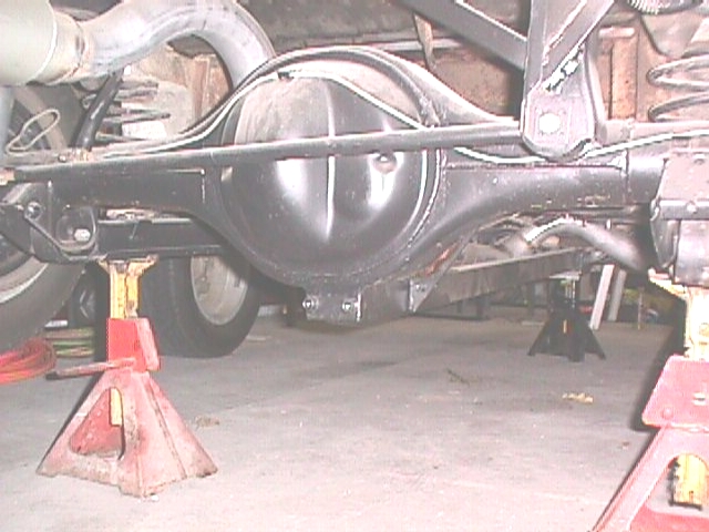 Jensen-Healey with Ford 9 inch rear axle