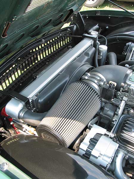 K&N air filter and Pontiac Trans Am LT1 throttle body