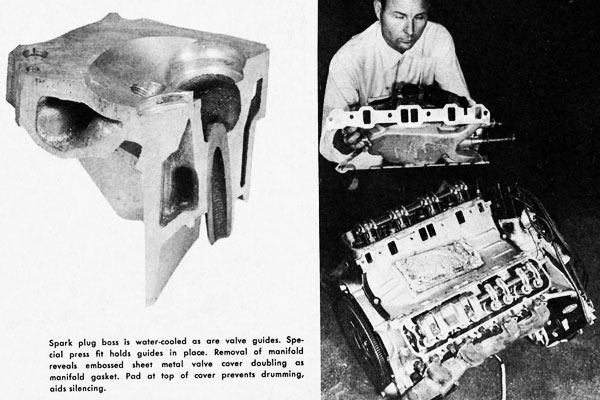 spark plug boss is water cooled, as are valve guides