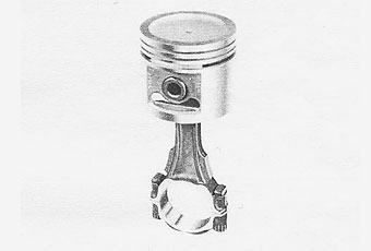 PISTON AND CONNECTING ROD ASSEMBLY