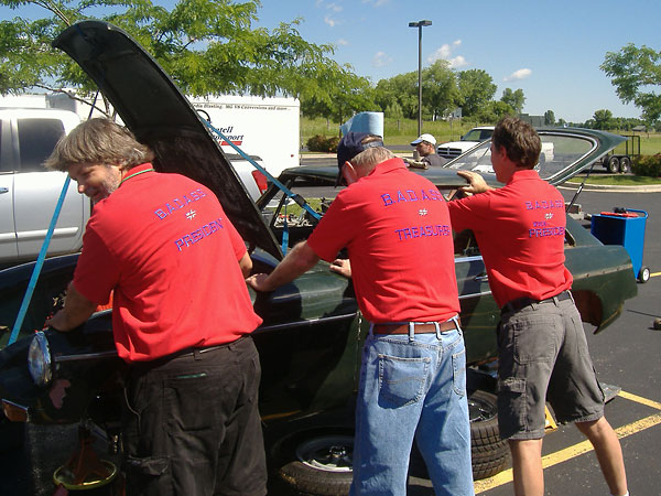 B.A.D.A.S.S. officers Jim Blackwood, Steve DeGroat, and Carl Floyd