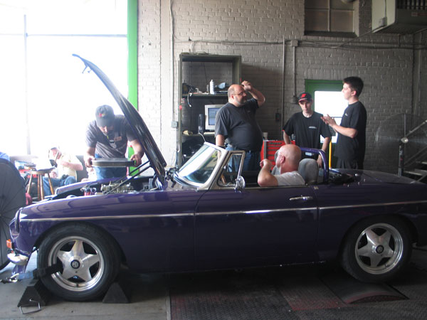 Steve Carrick's MGB is a BEAST.