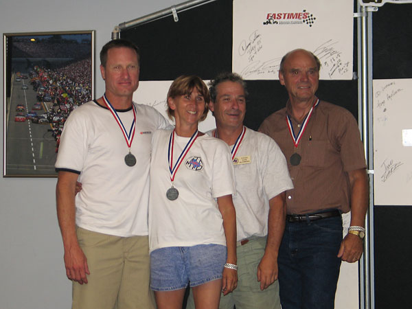 Todd Noll, Paula Ward, Steve Ward, and Merv Hagen.