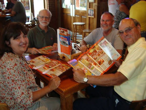 Marilyn Hagen, Richard Woodley, Kelly Stevenson, and Merv Hagen.