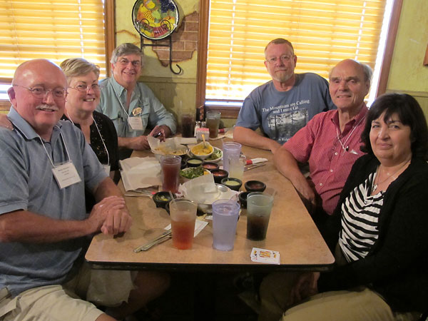 Rocke Amonette, Linda Amonette, P.J. Lenihan, Ken Nicks, Merv Hagen, and Marilyn Hagen.