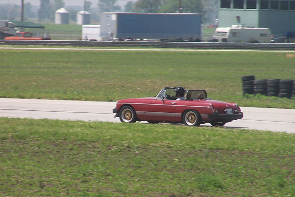 Carl Floyd and his 1980 MGB V8