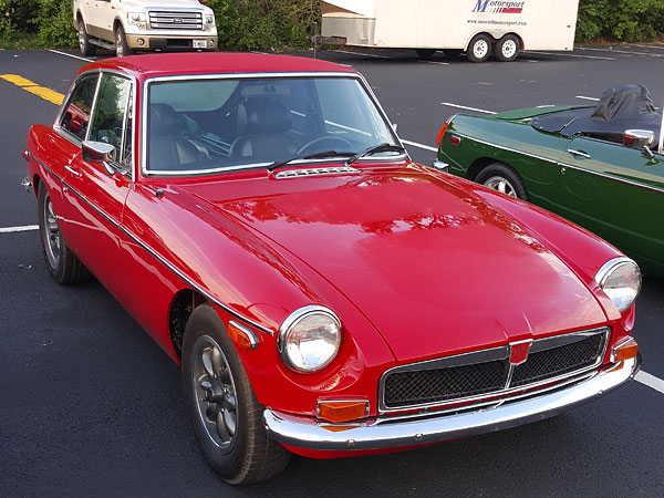 Howard Hosp's 1974 MGB GT with GM 3.4L V6 - Floyds Knob, Indiana