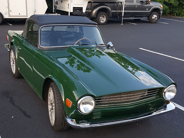 Tom Ahlstrom's Triumph TR-6 with Ford 347 V8 - Michigan