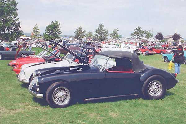 Bob English's 1957 MGA with V8 Engine