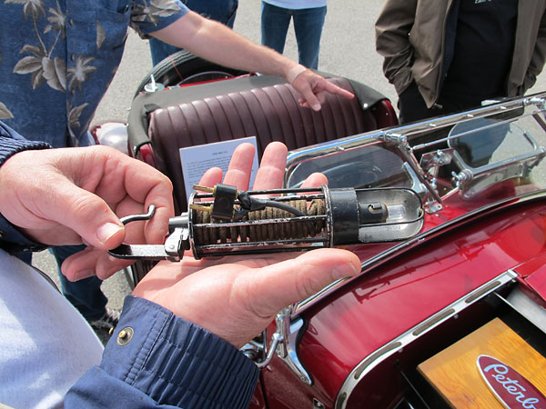 Trouble Torch with retractable cable and a plug sized to match a dashboard mounted receptacle.