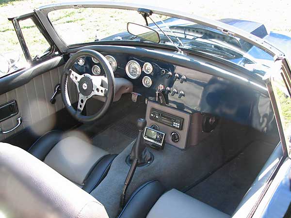 Custom MGB dashboard